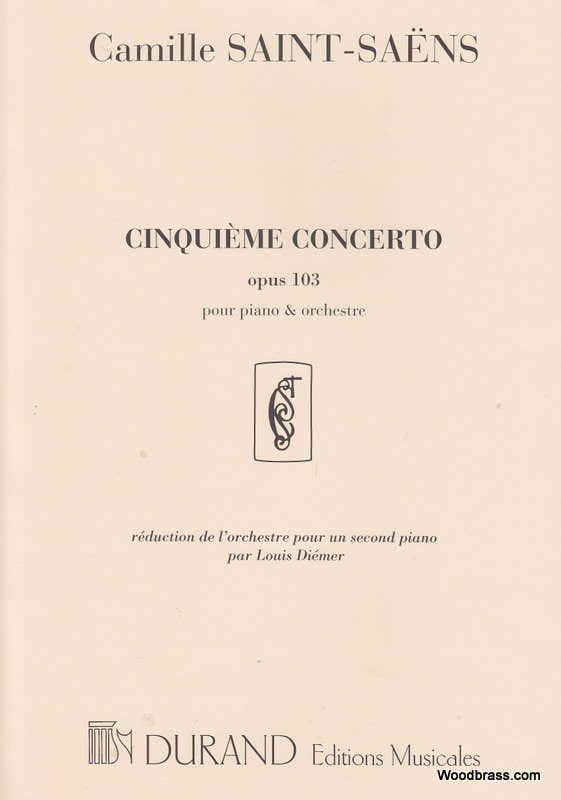 SAINT-saens - Concerto N 5 Op 103 - Piano et Orchestre