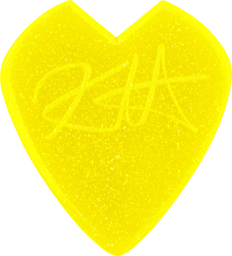 24 x 1,38mm Kirk Hammett Jazz III Glitter amarelo