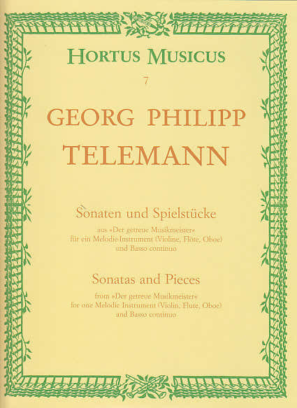 Telemann G.P. - Sonatas e peças de „Der Getreue Musikmeister“