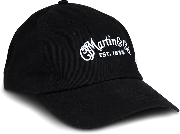 C.F. Martin & Co Cap,Ballcap,Cotton,Scriptlogo,Black