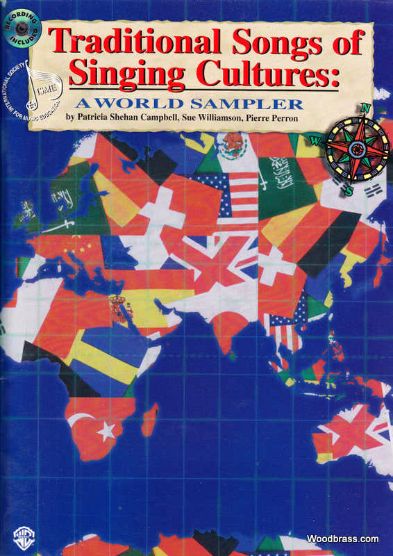Canções tradicionais de culturas do canto: Uma seleção mundial + CD