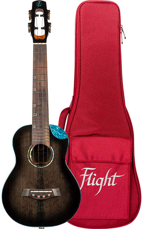 Nighthawk Concert Electro Ukulele - Black Stain -