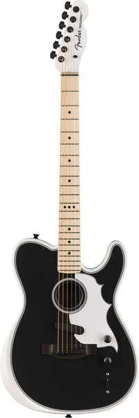 Telecaster Acoustasonic Triplesonic Signature Jack White LTD MN Branco Ártico Satinado com Tampo Preto