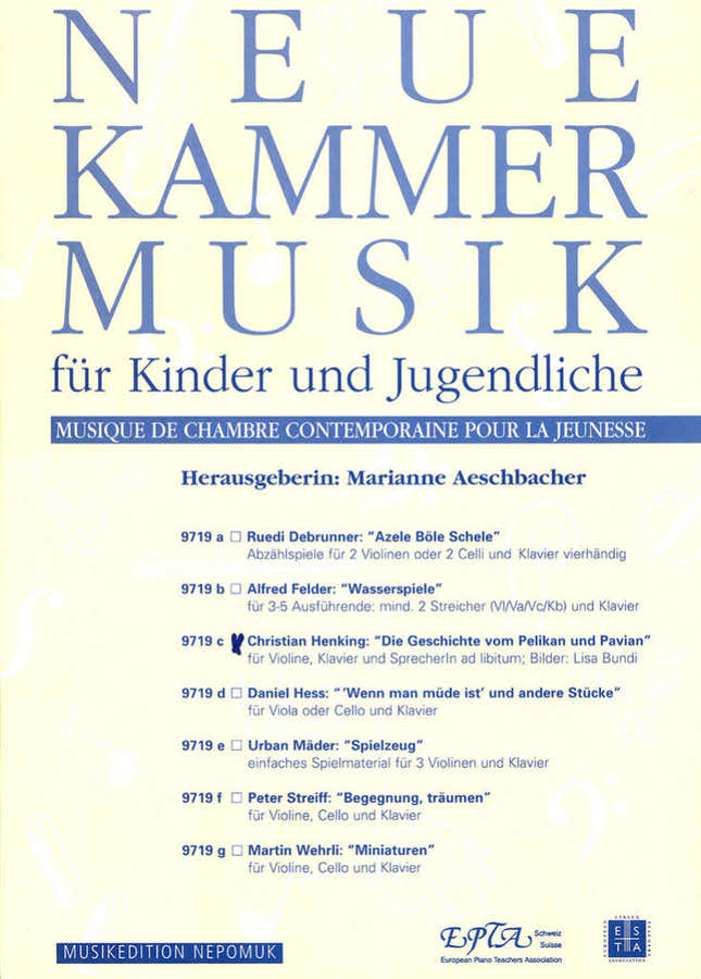 Henking Christian - Die Geschichte Vom Kan - Violin Piano Soprano Ad. Lib.