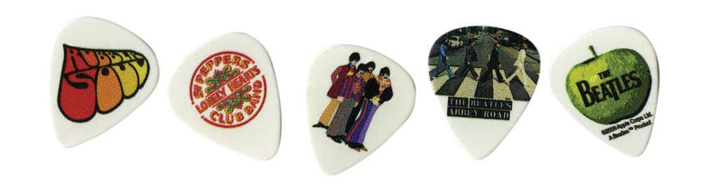 Beatles Palhetas de guitarra Álbuns Pack de 10 Finas