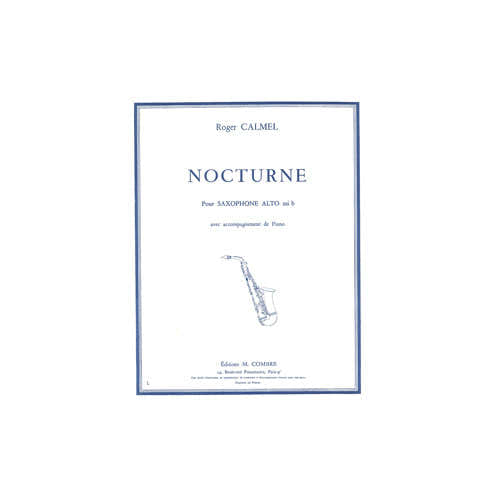 Calmel - Nocturne - Saxophone et Piano