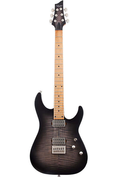 Schecter C-1 Standard Plus Preto transparente Burst