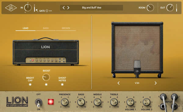 UAD Lion 68 Amplificador Super Lead