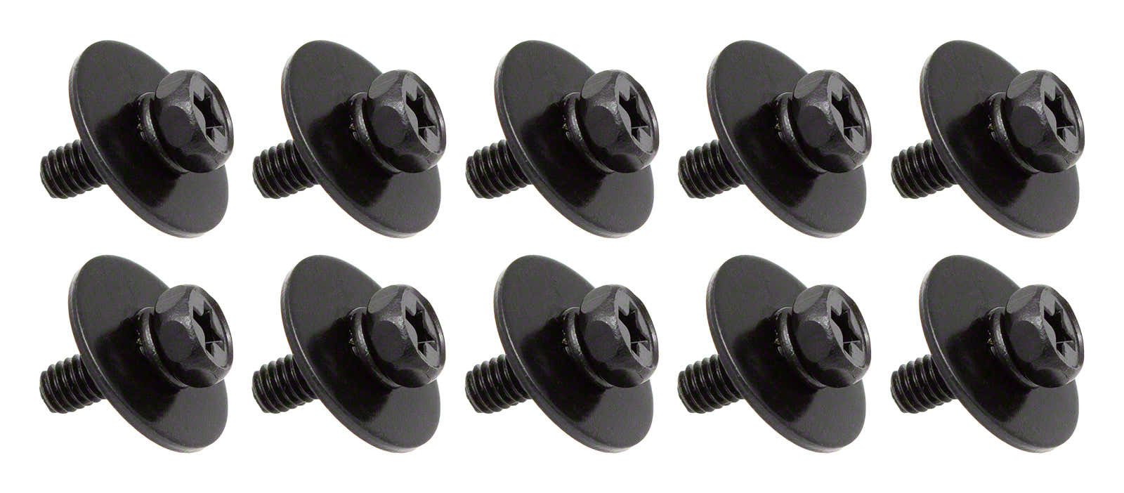 M4 11mm Preto - Parafuso Interior Para Casco De Madeira (X10)
