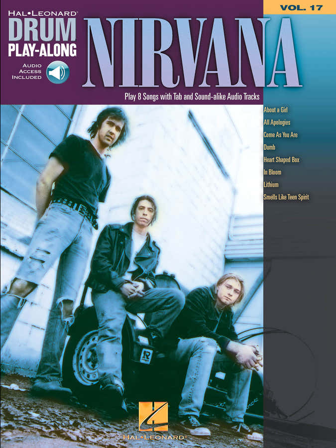 NIRVANA - DRUM PLAY ALONG VOL.17 + AUDIO EN LIGNE