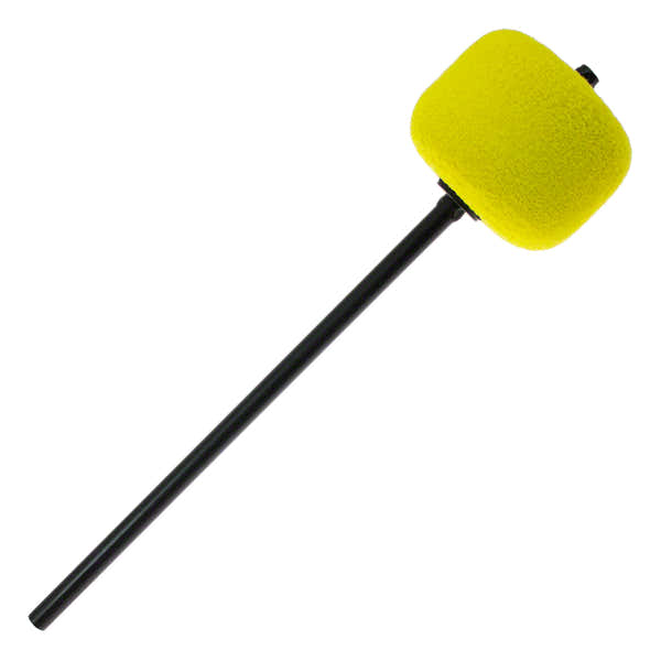 Danmar 206cky Batedor de pedal de bombo Feltro Amarelo Haste Preta