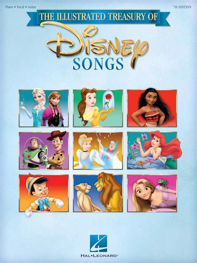 The Illustrated Treasury Of Disney Songs - PVG