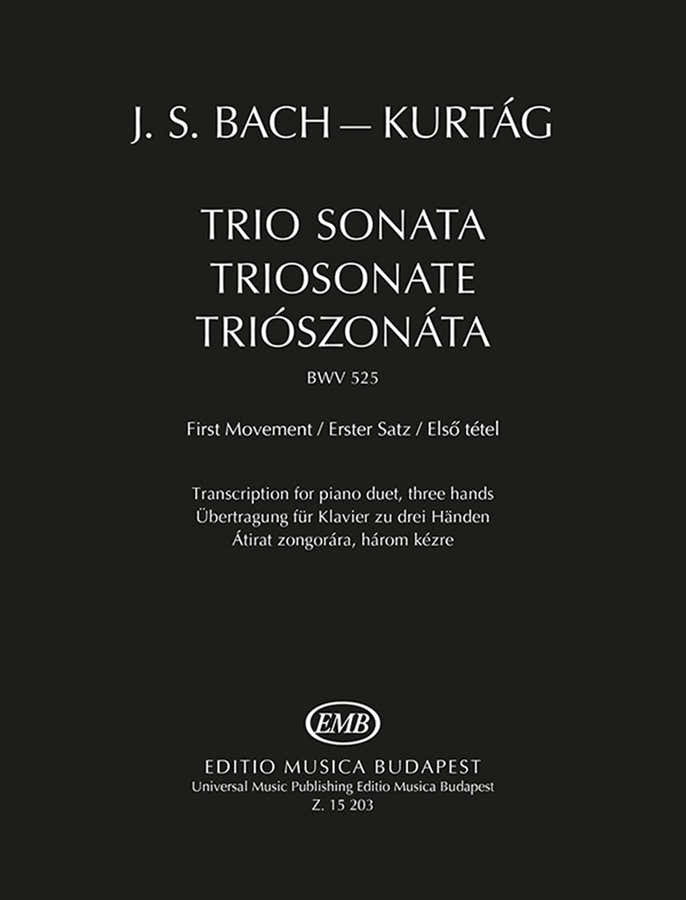 Bach - Trio Sonate BWV 525 First Movement - Piano
