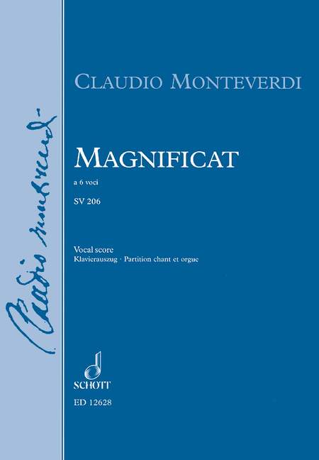 MONTEVERDI CLAUDIO - MAGNIFICAT M XIV 327 / SV 206 ANH.