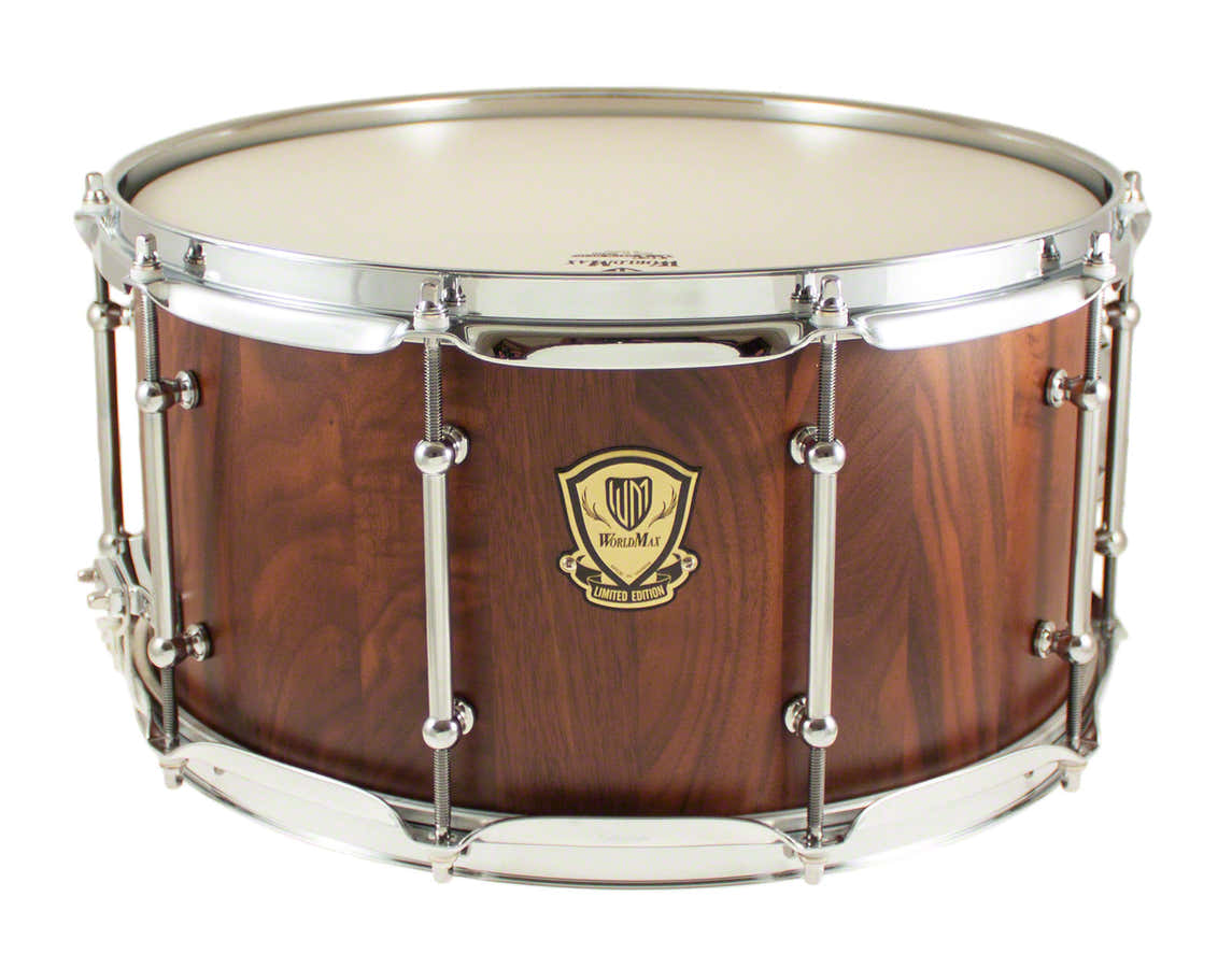 AM-W7014WSH - STAVE WALNUT 14" X 7" SNARE DRUM