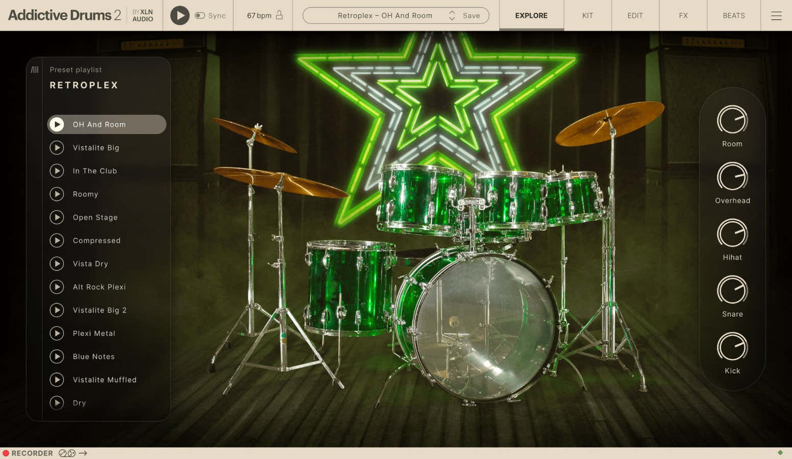 Addictive Drums 2 Retroplex ADpak