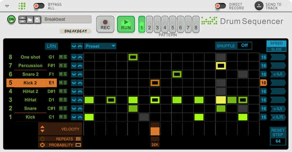 Reason Studios Sequenciador de bateria