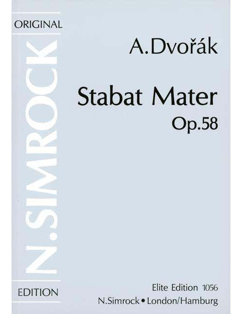 Dvorák - Stat Mater Op. 58 - 4 Solistas Coro Misto E Orquestra