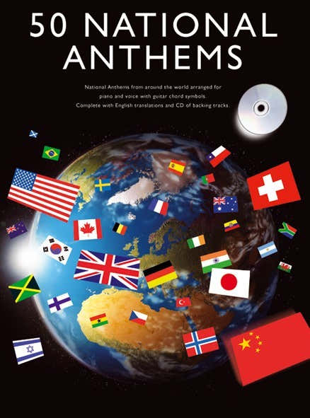 50 NATIONAL ANTHEMS + CD - PVG