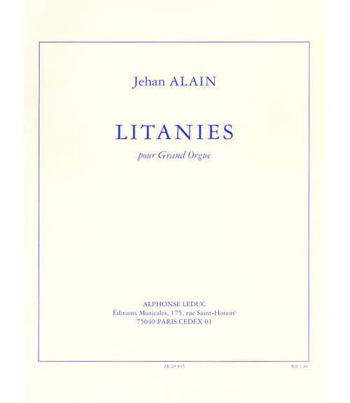 ALAIN JEHAN - LITANIES - ORGUE