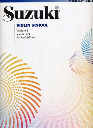Suzuki Violin School Violin Part Vol.4 Rev. Edition - Violon