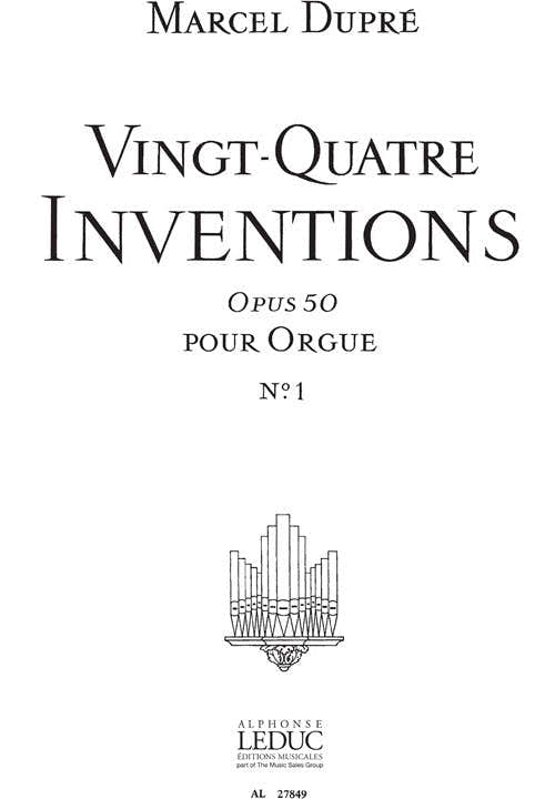 24 Inventions Op.50 Vol.1