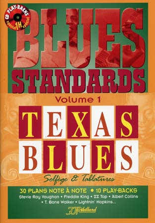 Rebillard – Standards de blues Vol.1 Texas Blues + CD – Guitarra