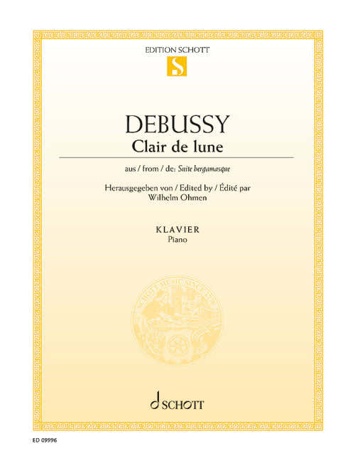 Debussy - Clair De Lune - Piano