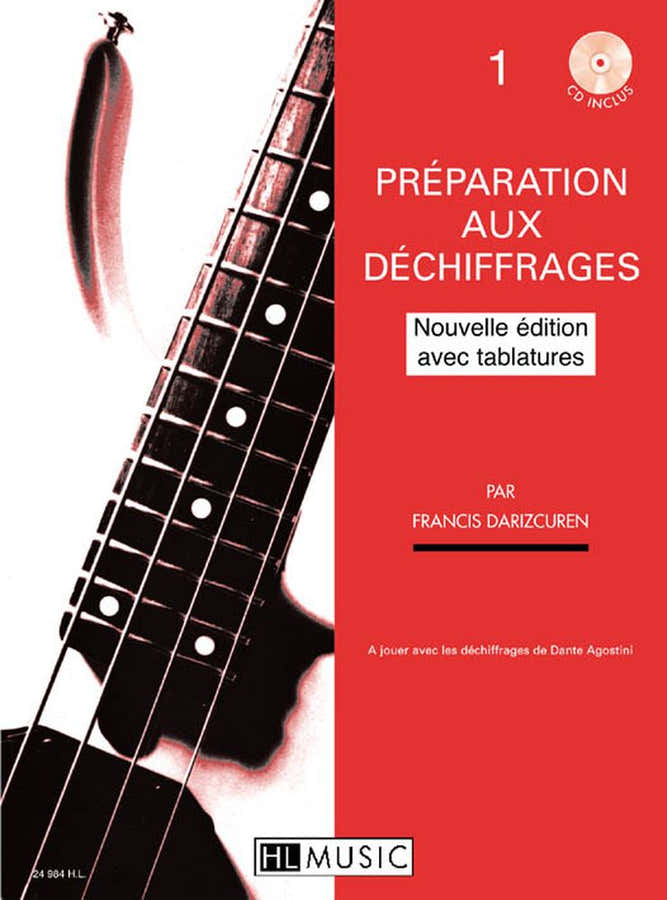 Darizcuren Francis - Preparation Au Dechiffrage Vol.1 et 2 + CD - Guitare Basse