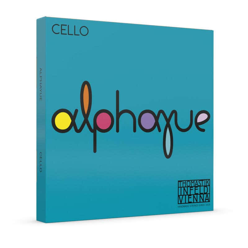 CELLO STRINGS SOLID NYLON CORE SET 4/4
