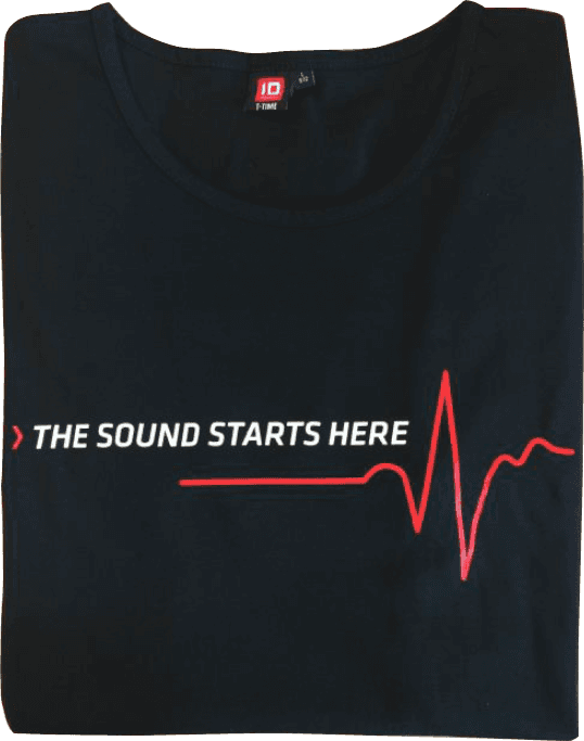 Black Tee Shirt Soundmakers Size L