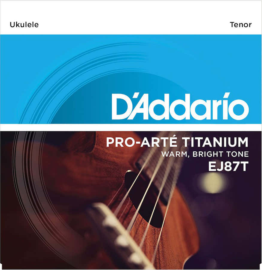 EJ87t Titânio Ukulele Cordas Tenor