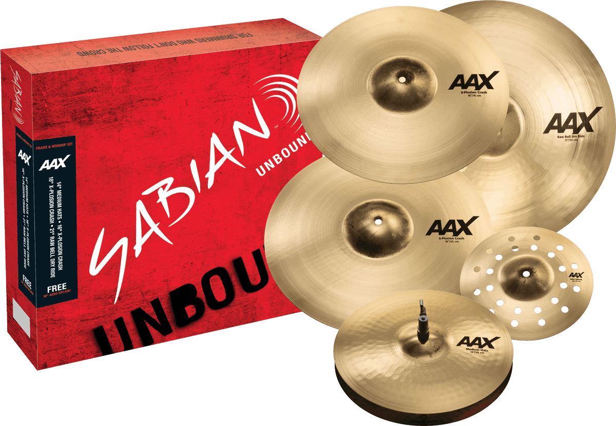 AAX Praise And Worship Brilhante 14/16/18/21 + 1 Splash +9 Dias De Teste DRUMEO