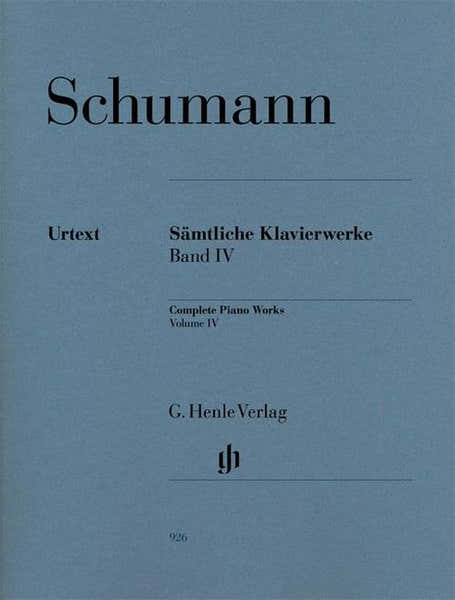 SCHUMANN R. - COMPLETE PIANO WORKS VOLUME IV