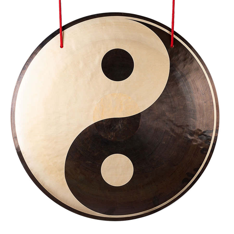 Gong de vento 20" Yin & Yang