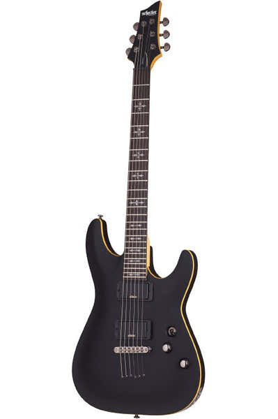 Schecter Demon 6 Preto acetinado envelhecido