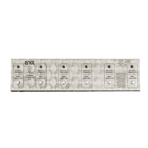 Z-9 FOOTSWITCH 6 FUNCTIONS AND MIDI PEDALBOARD 10 PRESETS