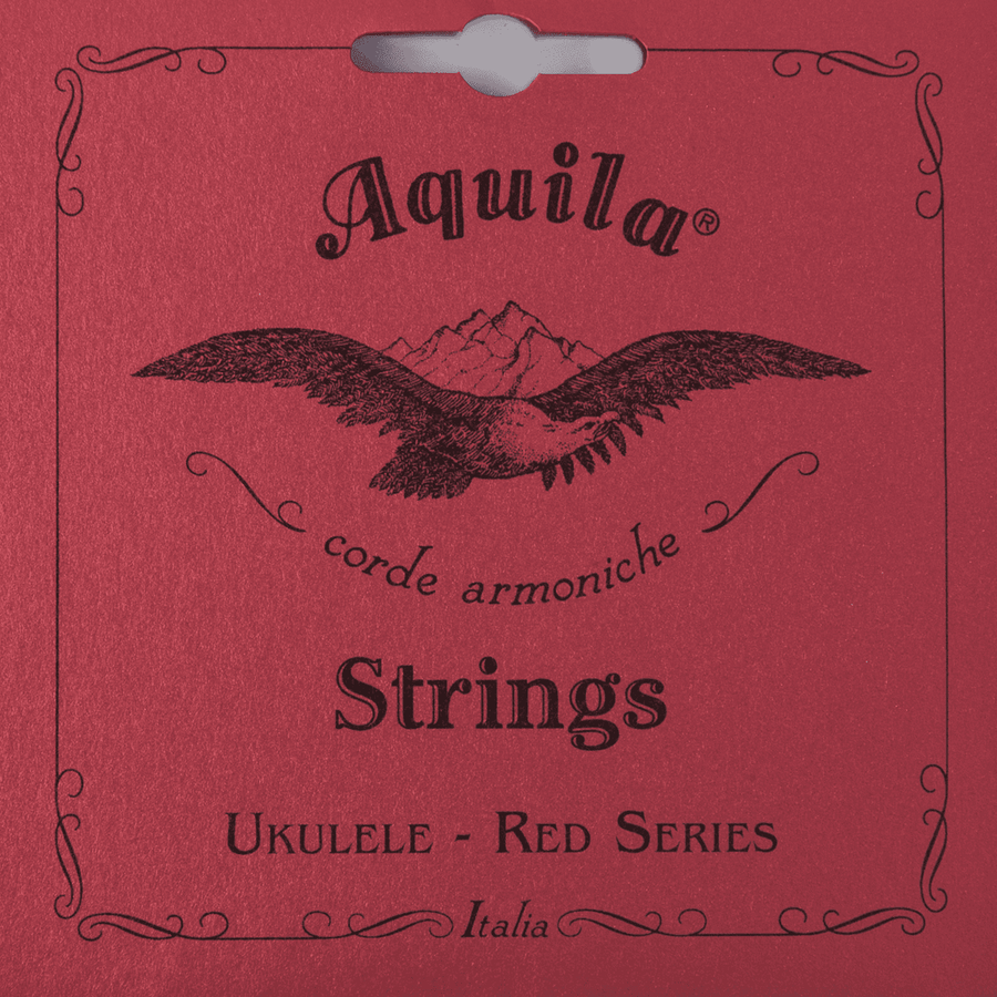 Reds Jogo Ukulele Tenor GCEA Sol Grave Vermelha Revestida