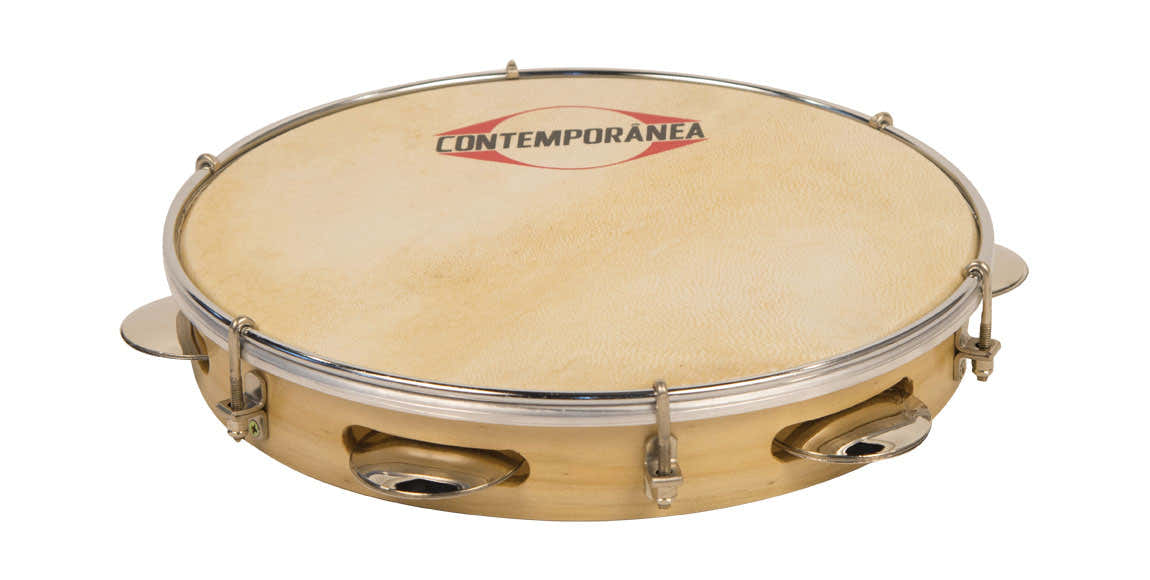 C-PB10-01 - Pandeiro Série Pro 10" - Pele Animal