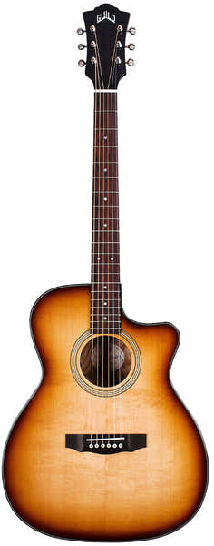 Guild Om-260Ce Deluxe Burl