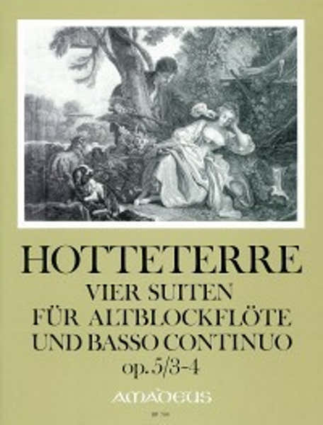 Hotteterre - 4 Suites Op.5 Vol.2 - Suites 3 & 4 - Flute A Bec Alto & BC