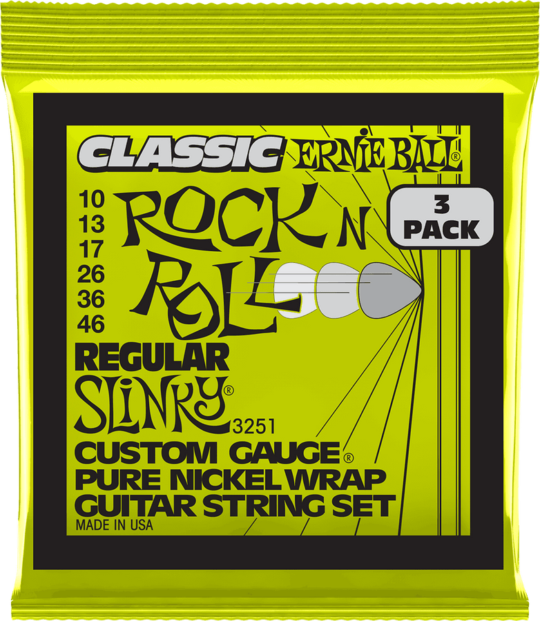 3251 Classic RNR Regular Slinky 10-46 Pack de 3