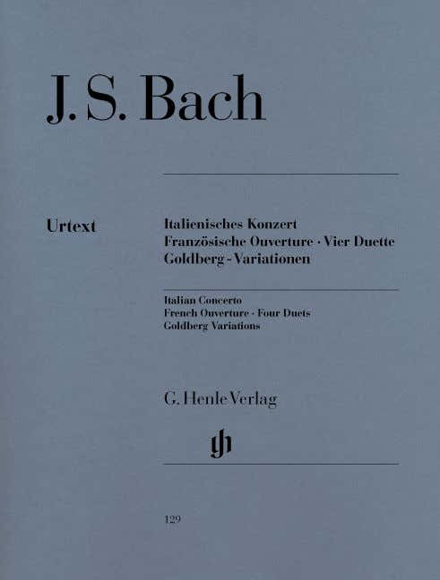 J.S. - Italian Concerto French Overture Four Duets Goldberg Variations