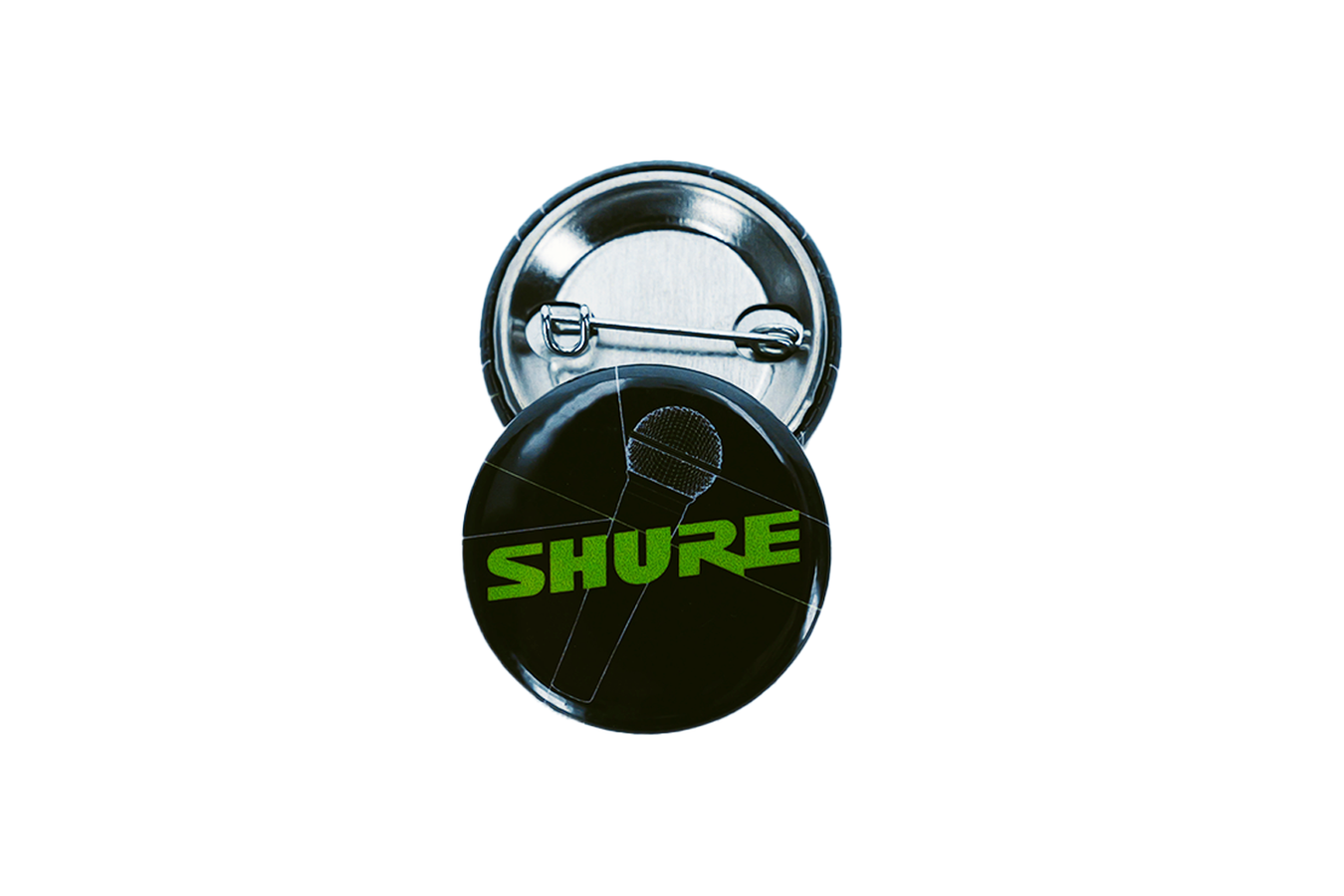 Pin Shure Microfone de estúdio