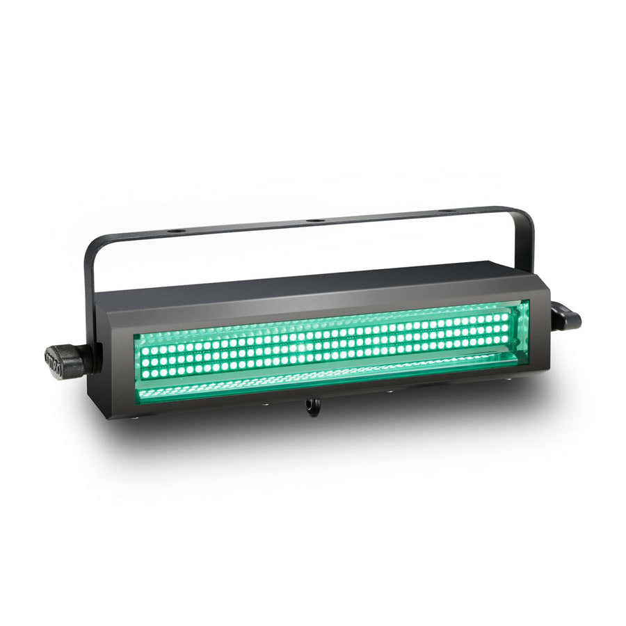THUNDER WASH 100 RGB - PROJETOR 3 EM 1 (STROBE BLINDER WASH) 132 LEDS 0,2 W RGB