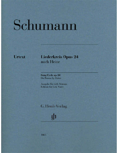 Schumann - Song Cycle Op. 24 - Voice (T) et Piano