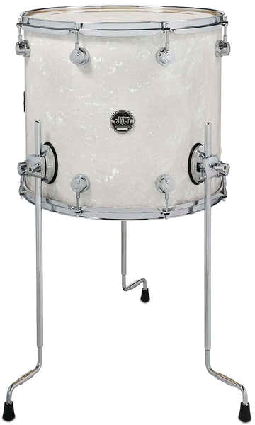 DW Drum Workshop TOM 16X14 PERFORMANCE FINISH PLY / SATIN OIL WHITE MARINE PEARL