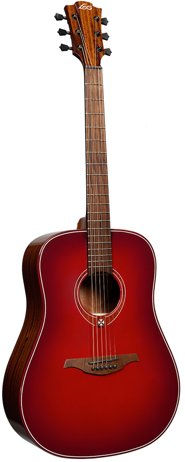 Tramontane Special T-Red-D Dreadnought Vermelho Burst
