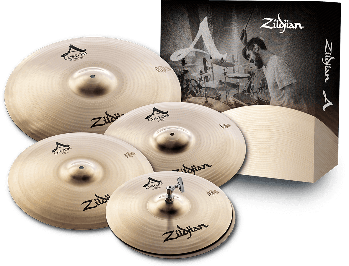 A2C4P-I7 - CONJUNTO PACK A CUSTOM 14"/16"/20" + CRASH 18" OFERECIDO