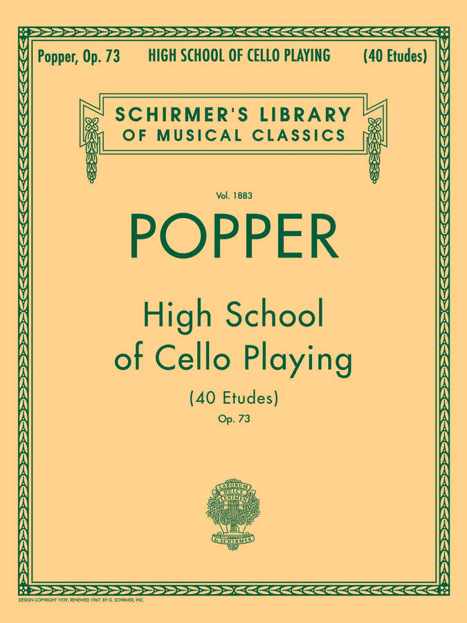 High School of Cello Playing (40 Etudes) Op. 73